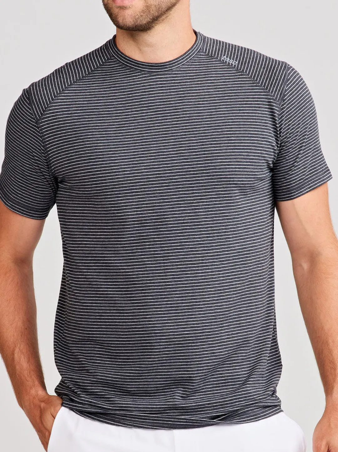 tasc Carrollton Fitness T-Shirt - Mini Stripe