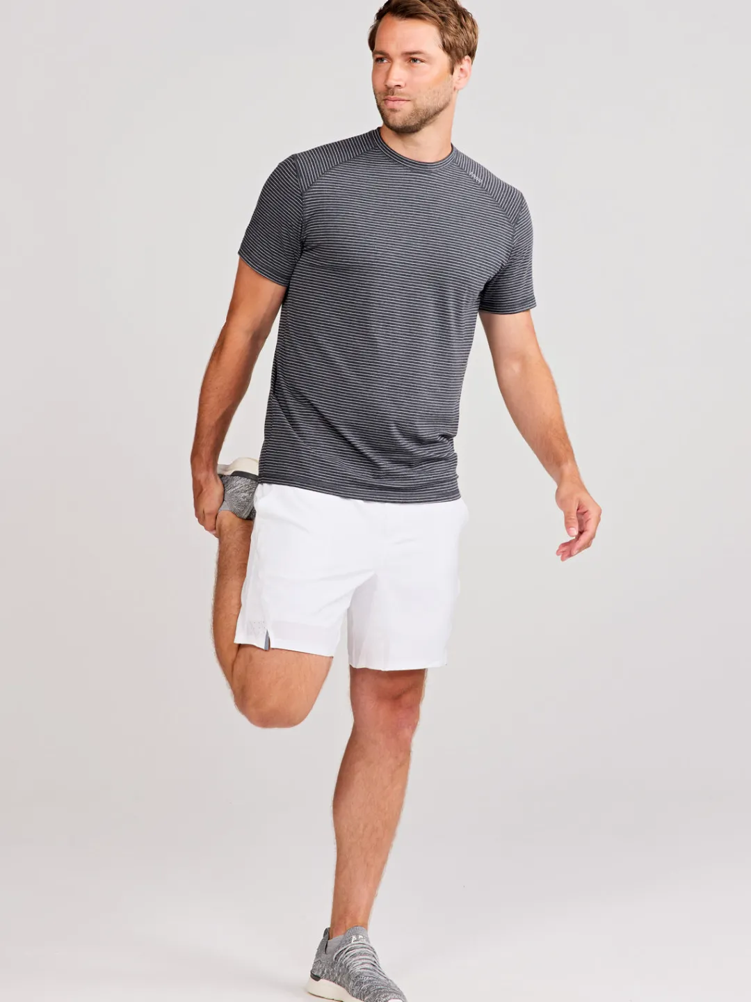tasc Carrollton Fitness T-Shirt - Mini Stripe