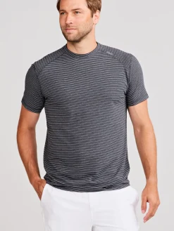 tasc Carrollton Fitness T-Shirt - Mini Stripe