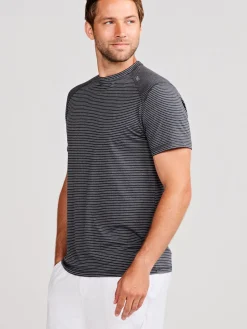tasc Carrollton Fitness T-Shirt - Mini Stripe