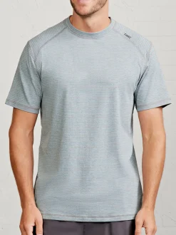tasc Carrollton Fitness T-Shirt - Mini Stripe