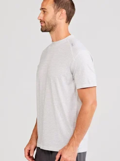 tasc Carrollton Fitness T-Shirt - Mini Stripe
