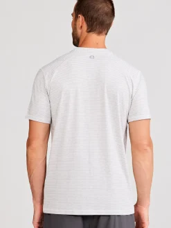tasc Carrollton Fitness T-Shirt - Mini Stripe