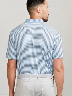 tasc Cloud Polo - Brookline Stripe