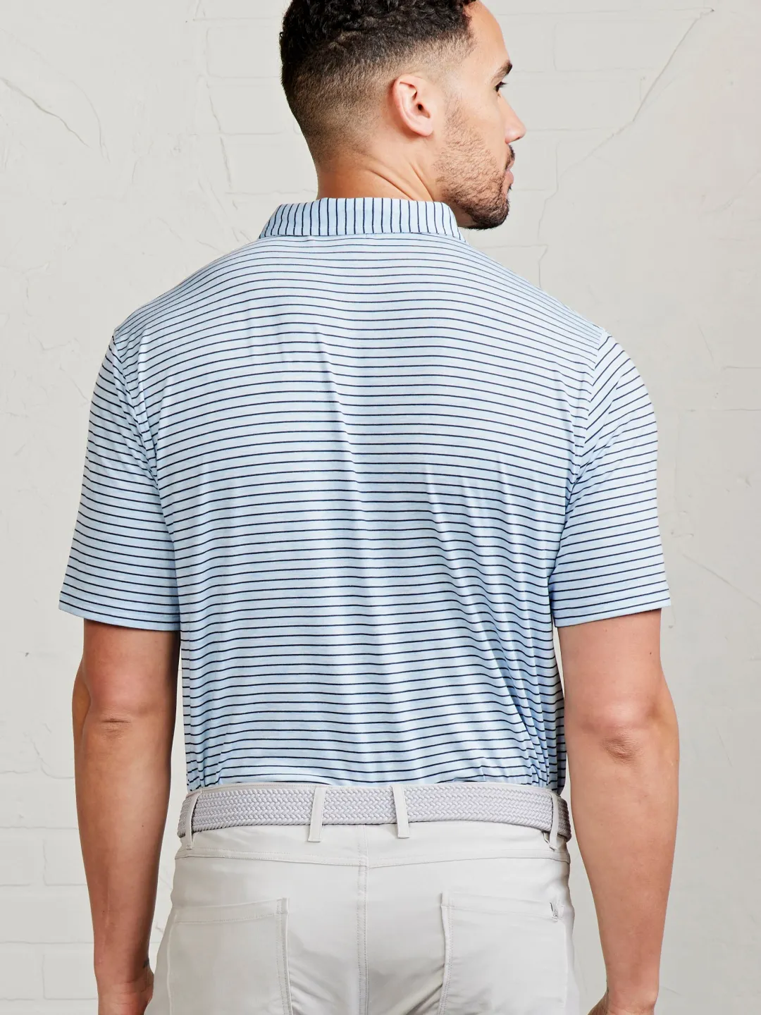 tasc Cloud Polo - Brookline Stripe