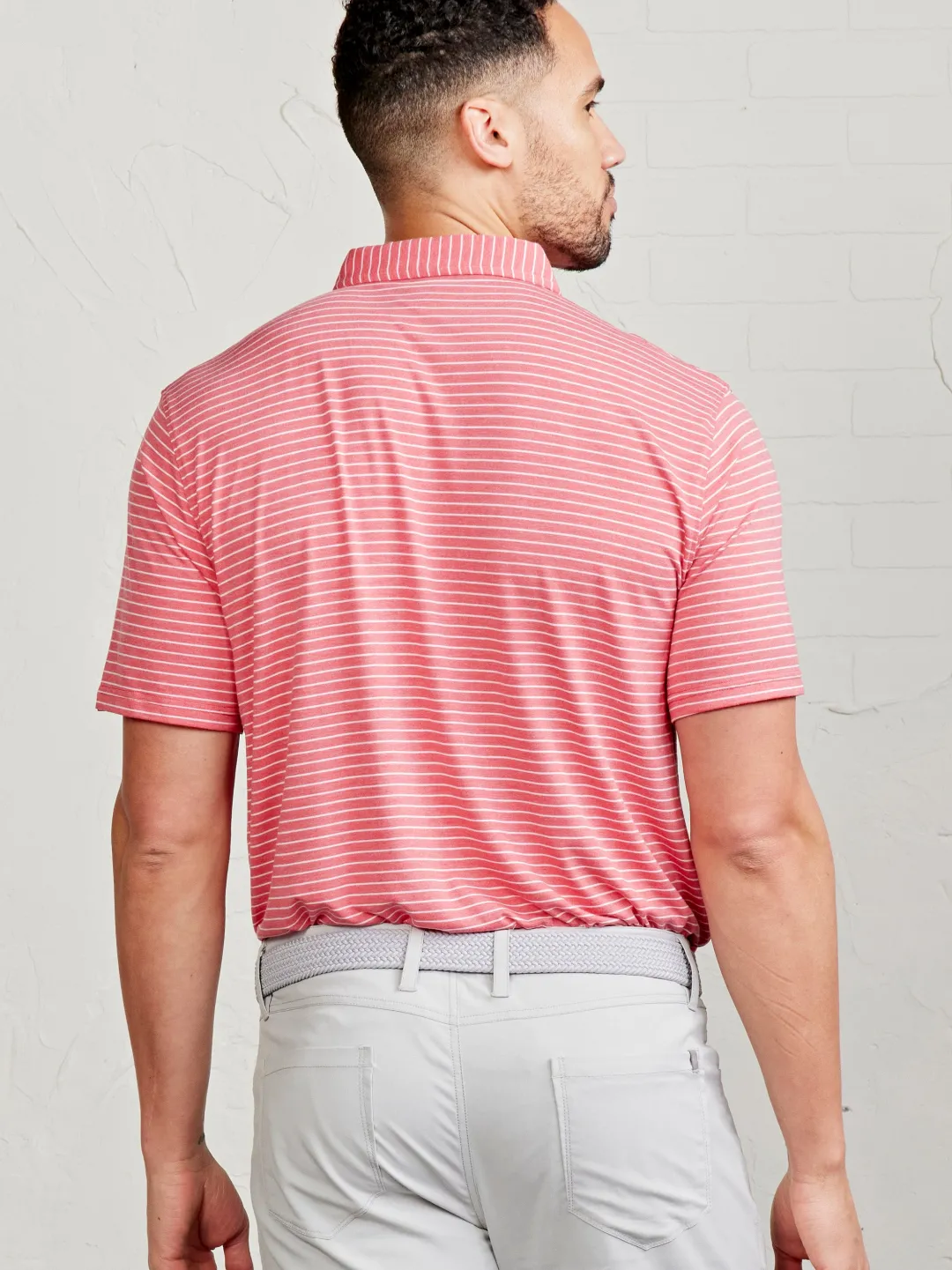 tasc Cloud Polo - Brookline Stripe