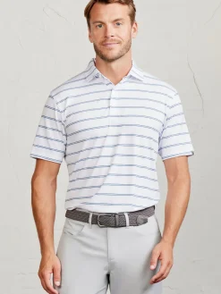 tasc Cloud Polo - Patriot Stripe