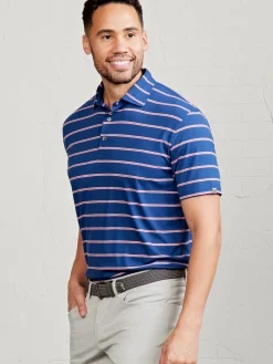 tasc Cloud Polo - Patriot Stripe