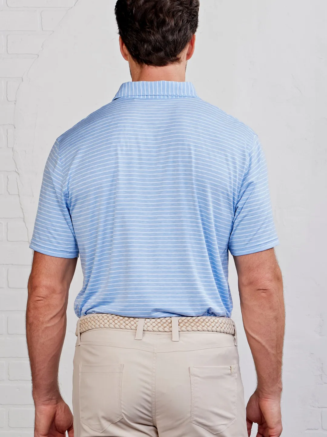 tasc Cloud Polo Brookline Stripe