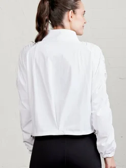 Women tasc Jet Set Ruched Windbreaker