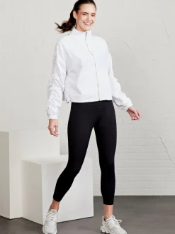 Women tasc Jet Set Ruched Windbreaker