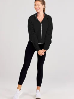 Women tasc Jet Set Ruched Windbreaker
