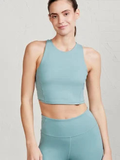 Women tasc Sculptive Crop Tank with Built-in Bra