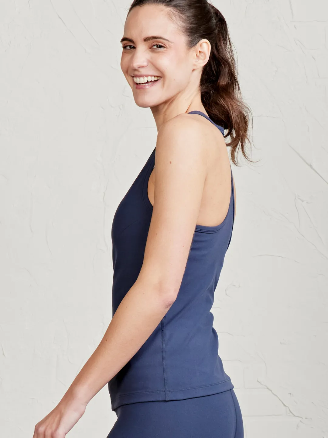Women tasc Sculptive Racer Back Tank with Built in Bra