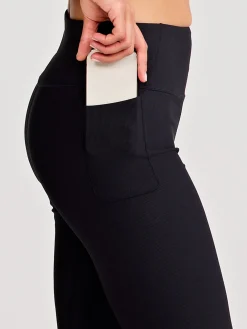 Women tasc Sculptive Rib Pocket Flare Pant