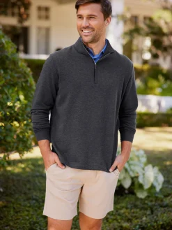 tasc Stadium French Terry Quarter Zip