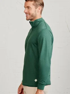 tasc Stadium French Terry Quarter Zip