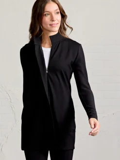 Women tasc Traveluxe Long Jacket