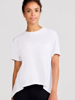 Women tasc Uptown Luxe Cross Back T-Shirt