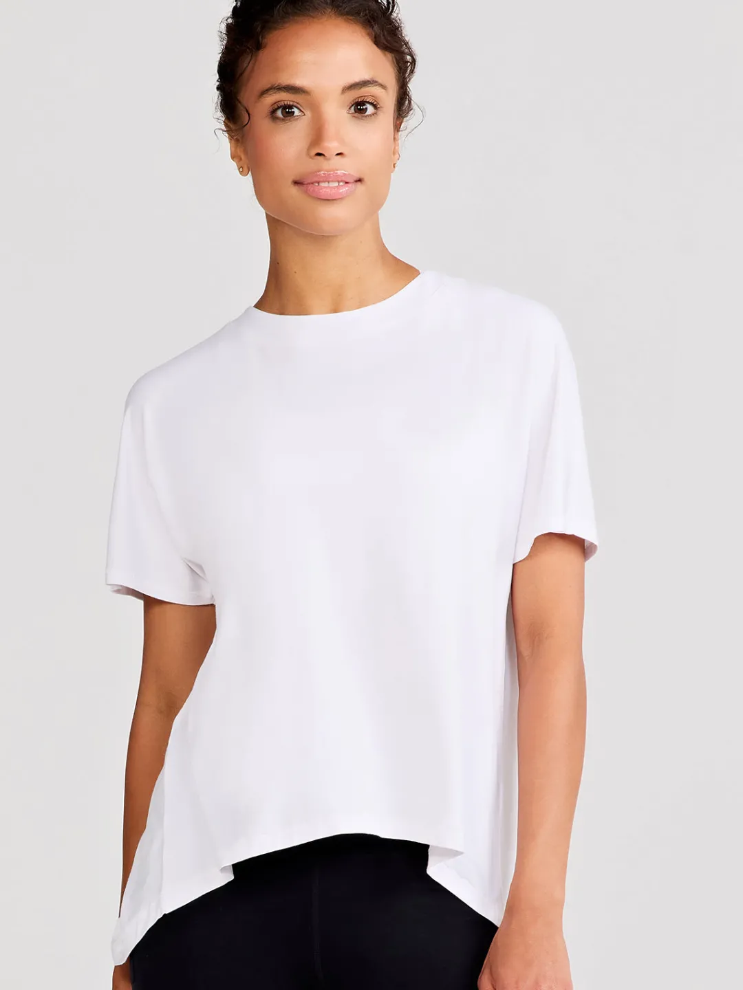 Women tasc Uptown Luxe Cross Back T-Shirt