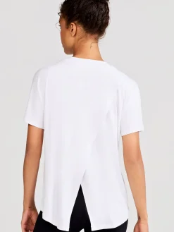 Women tasc Uptown Luxe Cross Back T-Shirt