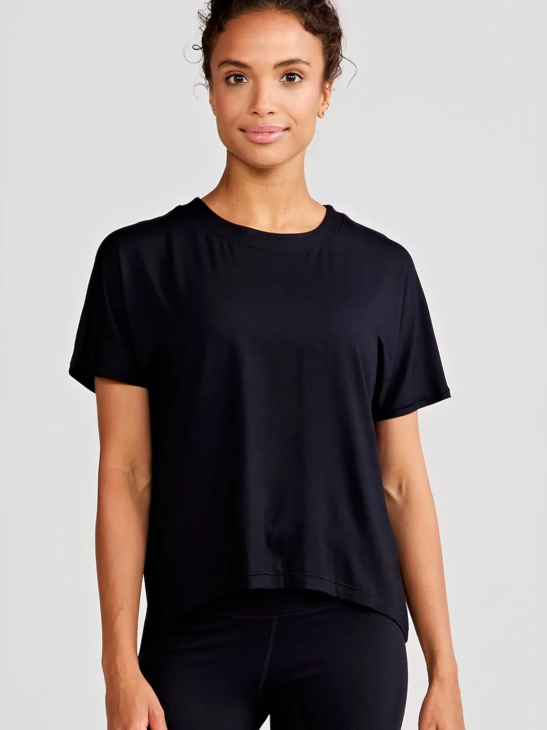 Women tasc Uptown Luxe Cross Back T-Shirt