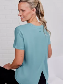 Women tasc Uptown Luxe Cross Back T-Shirt
