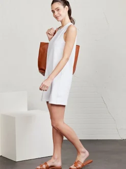 Women tasc Villa Knit Seersucker Sleeveless Dress